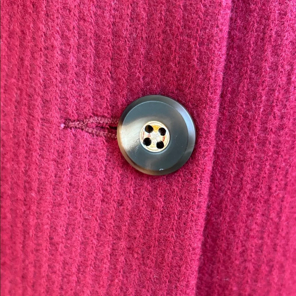 CAbi Deep Red Trench Coat - Picture 4 of 6